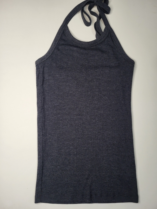 aerie Tops - aerie Navy Ribbed Halter Top